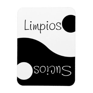 Spaanse schone vuile vaatwasser magneet