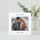 Spaanse schrijfmachine | Feliz Navidad Kerstmis Fo Feestdagenkaart (Staand voorkant)