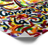 Spaanse Serenity Prayer engel kunst print poster (Hoek)