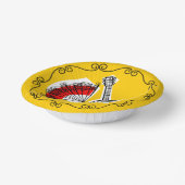 Spaanse Souvenirs Border Papieren Kommen (Gebogen)