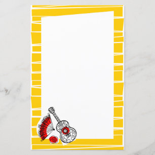 Spaanse Souvenirs Border Stripe paper 5,5x 8,5