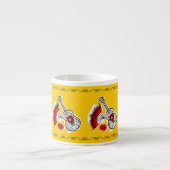 Spaanse Souvenirs Border Trio mok espresso (Voorkant)