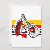 Spaanse Souvenirs Classic Stripe front text Kaart (Achterkant)