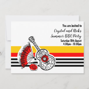 Spaanse Souvenirs Classic Stripe horizontal Kaart