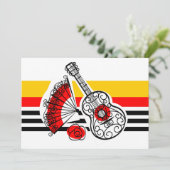 Spaanse Souvenirs Classic Stripe horizontal Kaart (Staand voorkant)