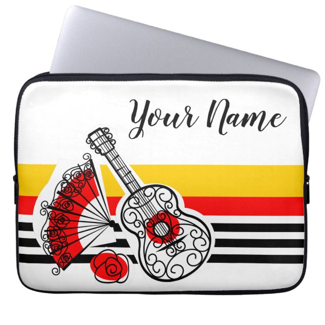 Spaanse Souvenirs Classic Stripe Name sleeve (Voorkant)