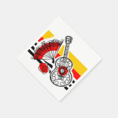 Spaanse Souvenirs Classic Stripe paper napkin Servet (Hoek)