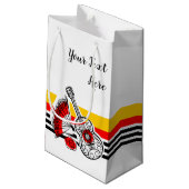 Spaanse Souvenirs Classic Stripe Text small Klein Cadeauzakje (Achterkant Gekanteld)