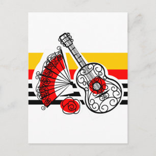 Spaanse Souvenirs Classic Stripe vertical Briefkaart