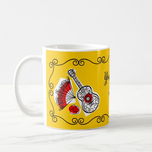 Spaanse Souvenirs Corners Duo Text mok (Links)