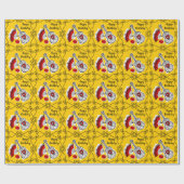 Spaanse Souvenirs Corners Multi Happy Birthday Cadeaupapier (Vlak)