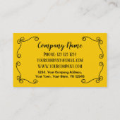 Spaanse Souvenirs Corners Name Title visitekaartje (Achterkant)