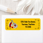 Spaanse Souvenirs Corners retour address label (Insitu)