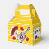 Spaanse Souvenirs Dank u gunst doos Bedankdoosjes (Voorkant Zijde)