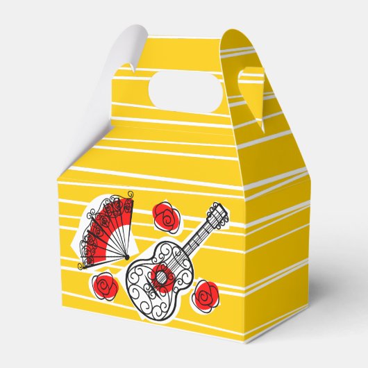 Spaanse Souvenirs gunst box Bedankdoosjes (Voorkant Zijde)