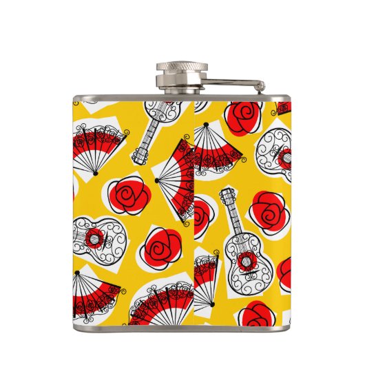 Spaanse Souvenirs Multi kolf Heupfles (Achterkant)