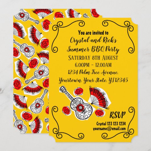 Spaanse Souvenirs Multi voortekst Kaart (Voorkant / Achterkant)