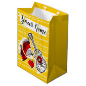 Spaanse Souvenirs Naam medium Cadeauzakje (Voorkant Gekanteld)