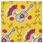 Spaanse souvenirs stof kleine print (Close Up)