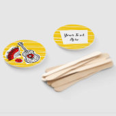 Spaanse Souvenirs Tekst ronde fan Handwaaier (Niet-gemonteerd)