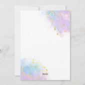 Spaanse splash zeemeermin verjaardagskaart feestdagenkaart (Achterkant)