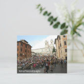 Spaanse Stappen Briefkaart (Staand voorkant)