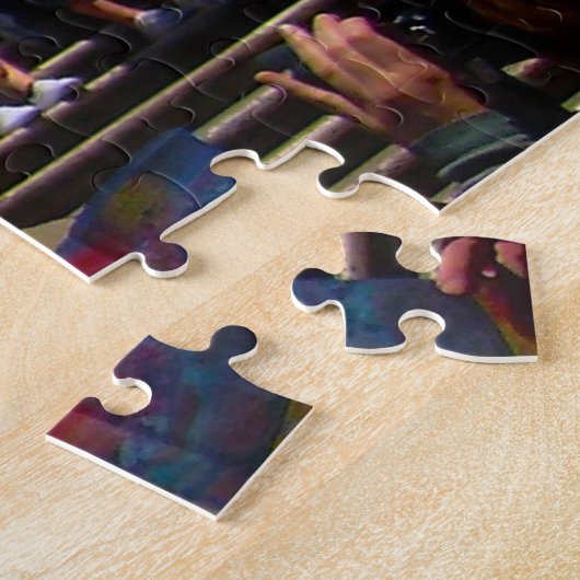 Spaanse Stappen Rome. Jigzaag Puzzle Legpuzzel (Zijkant)