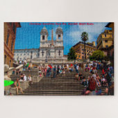 Spaanse Stappen Rome. Jigzaag Puzzle Legpuzzel (Horizontaal)