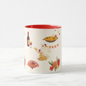 Spaanse stijl fiesta mok (Midden)