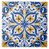 Spaanse stijl schattig patroon tegeltje (Voorkant)