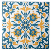 Spaanse stijl schattig patroon tegeltje (Voorkant)