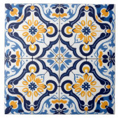 Spaanse stijl schattig patroon tegeltje (Voorkant)