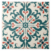 Spaanse stijl schattig patroon tegeltje (Voorkant)