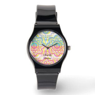 Spaanse straatkunststijl; design 2 horloge