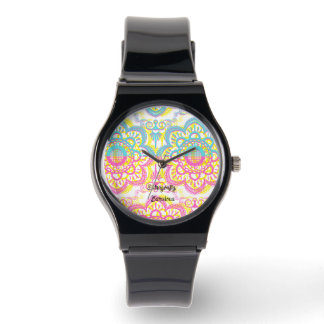 Spaanse straatkunststijl; design 2 horloge