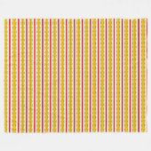 Spaanse Stripe fleece Deken (Voorkant (Horizontaal))