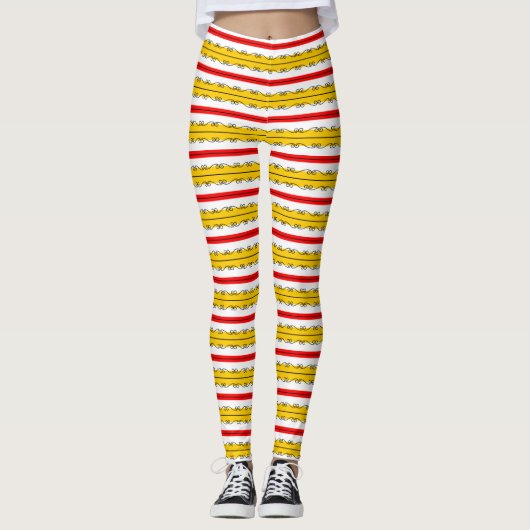 Spaanse Stripes-leggings Leggings (Voorkant)