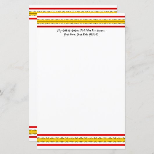 Spaanse striptekst 5.5x 8.5 (Voorkant / Achterkant)