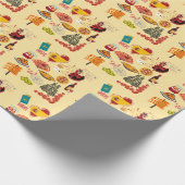 Spaanse Symbolen Travel Lovers Cadeaupapier (Hoek)