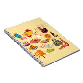 Spaanse Symbolen Travel Lovers Notitieboek (Rechterzijde)