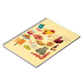 Spaanse Symbolen Travel Lovers Notitieboek (Linkerzijde)