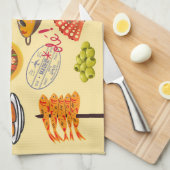 Spaanse Symbolen Travel Lovers Theedoek (Quarter Fold)