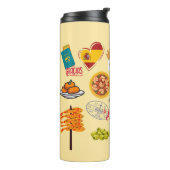 Spaanse Symbolen Travel Lovers Thermosbeker (Gedraaid links)