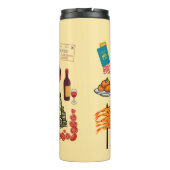 Spaanse Symbolen Travel Lovers Thermosbeker (Achterkant)