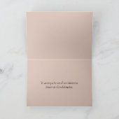 Spaanse sympathie roze pioen kaart (Binnen)