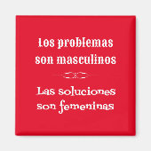 Spaanse taal leren grammatica citaat rood magneet (Voorkant)