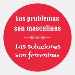 Spaanse taal leren grammatica citaat rood ronde sticker