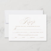 Spaanse taal Nuestra Boda Rsvp Card Kaartje (Voorkant)