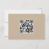 Spaanse taal Nuestra Boda RSVP-kaart Kaart (Achterkant)