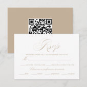 Spaanse taal Nuestra Boda RSVP-kaart Kaart (Voorkant / Achterkant)